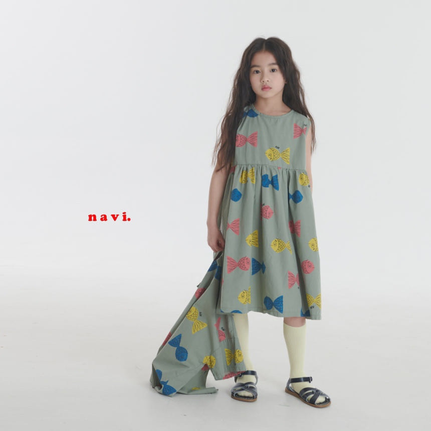 Navi - Korean Children Fashion - #todddlerfashion - Fish One-Piece - 6