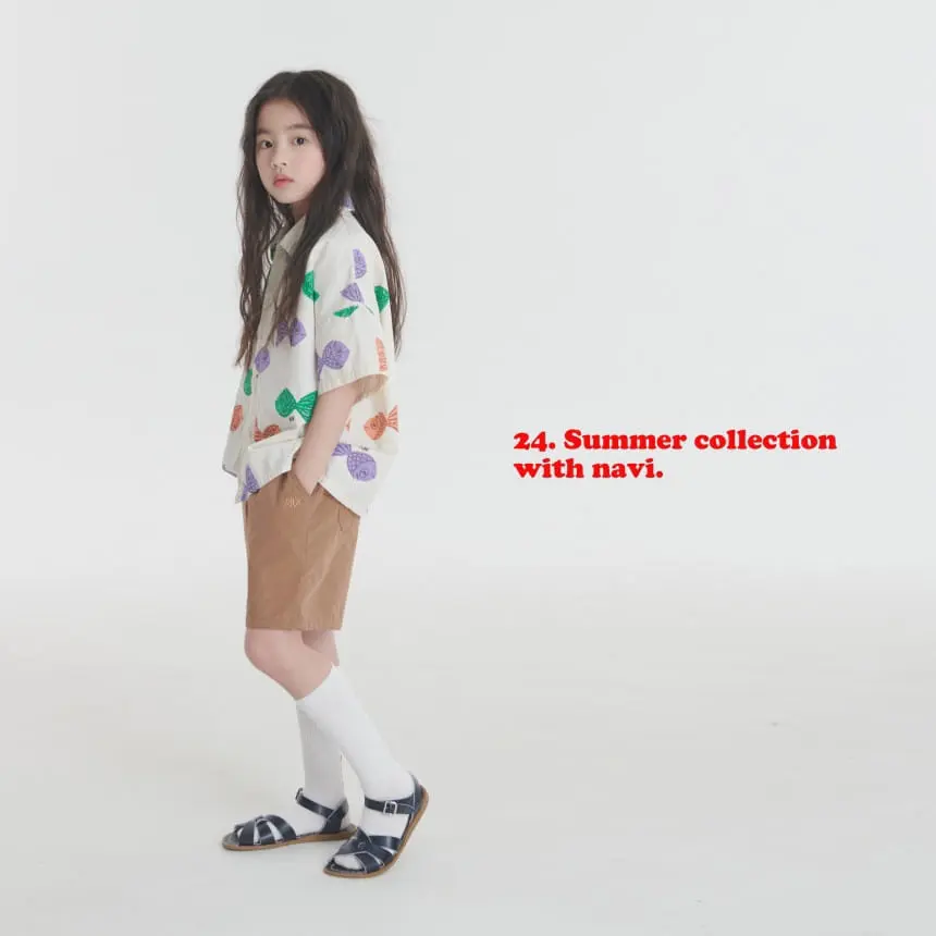 Navi - Korean Children Fashion - #todddlerfashion - Fish Shirt - 5