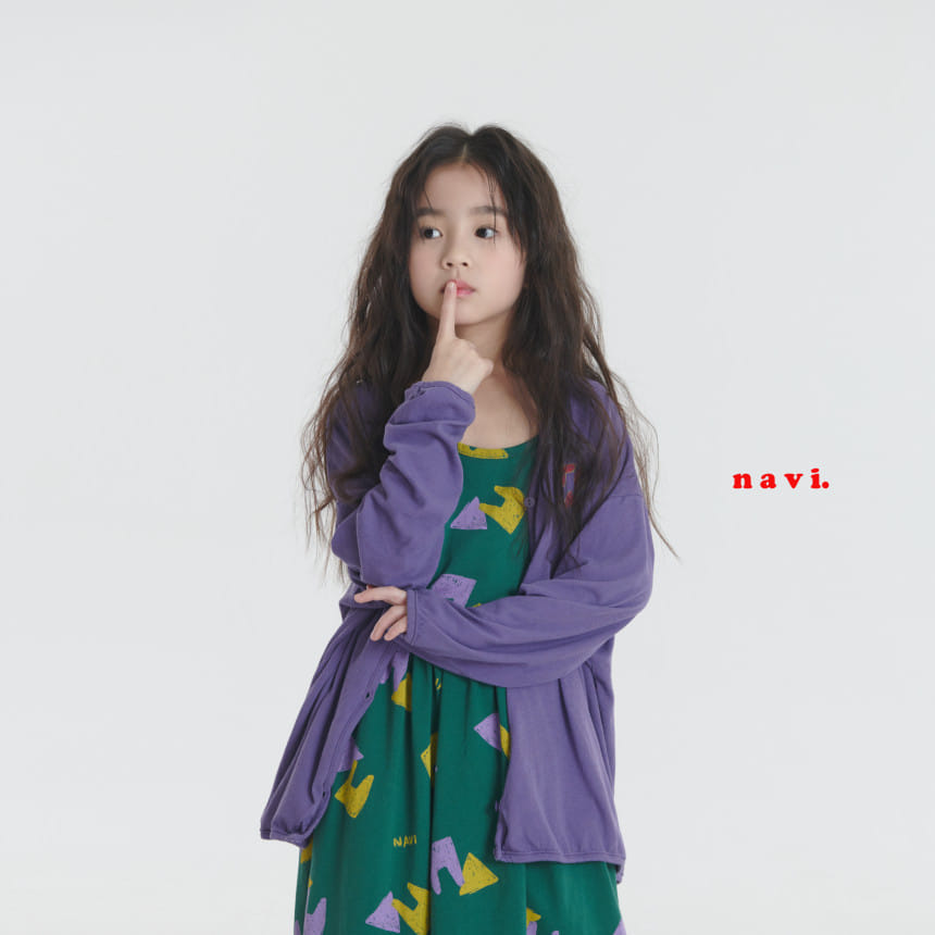 Navi - Korean Children Fashion - #todddlerfashion - With Cardigan - 2