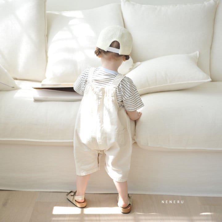 Neneru - Korean Baby Fashion - #babyboutiqueclothing - Bebe Thompson Dungarees - 5