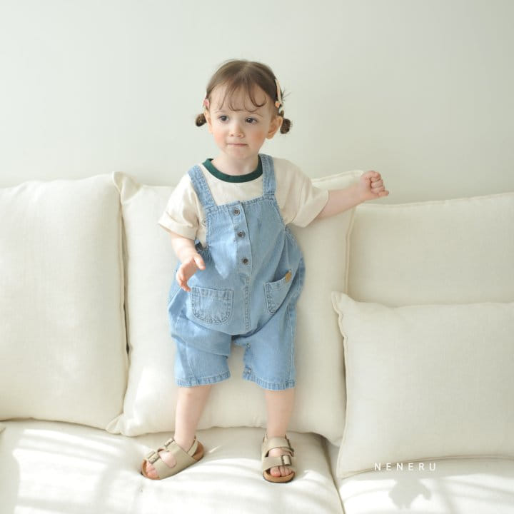 Neneru - Korean Baby Fashion - #babyclothing - Bebe Thompson Dungarees - 6