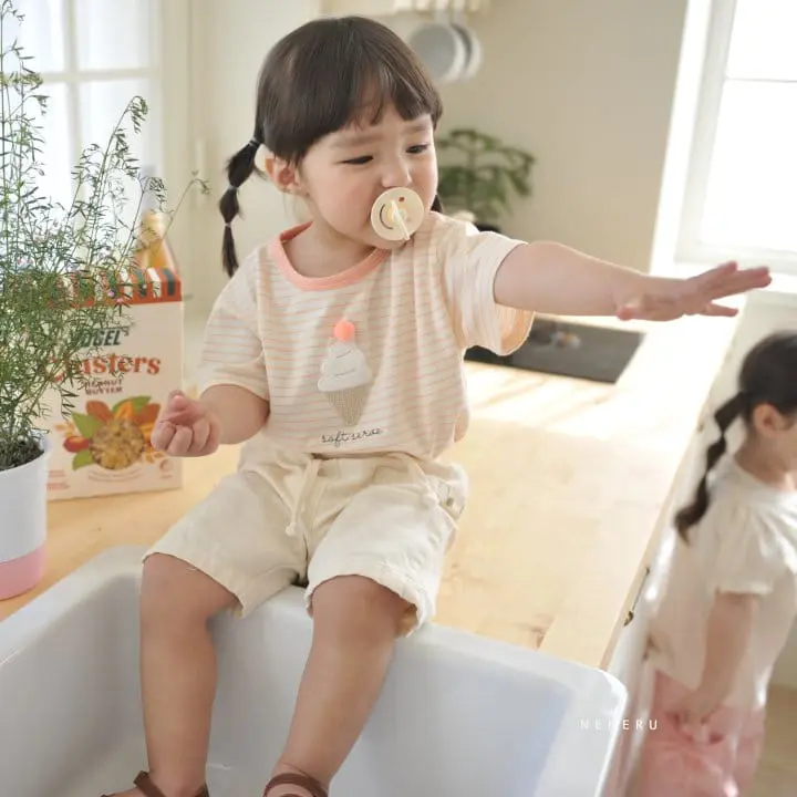 Neneru - Korean Baby Fashion - #babyfashion - Icecream Ball Tee - 3