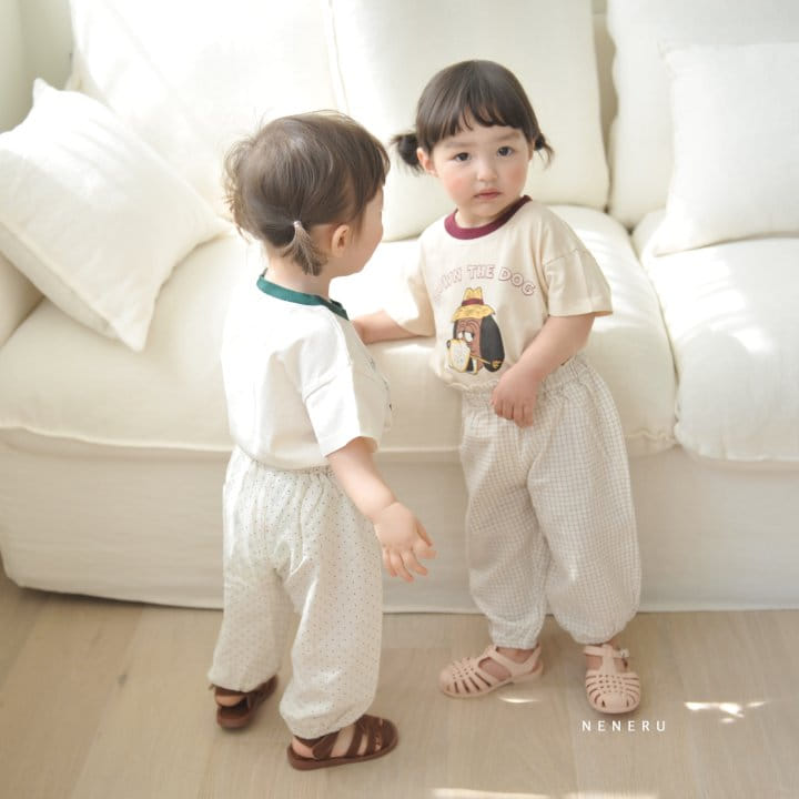 Neneru - Korean Baby Fashion - #babyfever - Brown Dog Tee  - 3