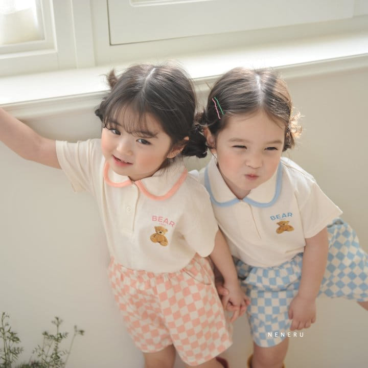 Neneru - Korean Baby Fashion - #babyfever - Crew Top Bottom Set