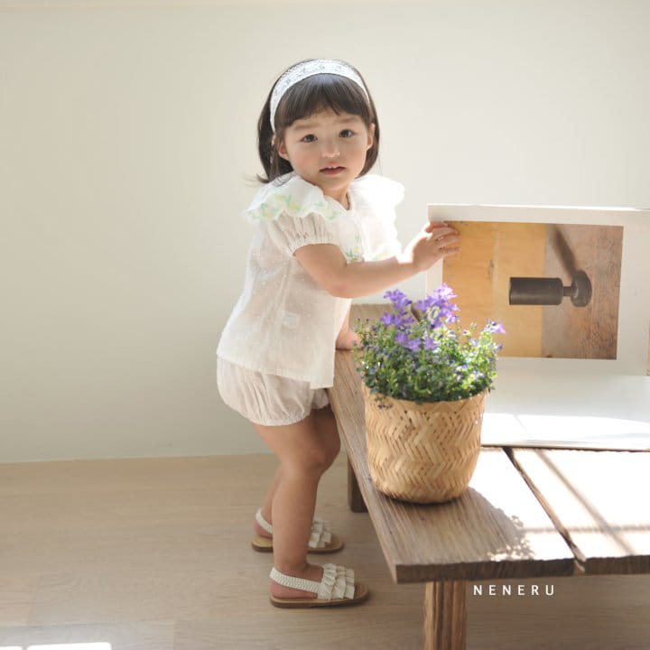 Neneru - Korean Baby Fashion - #babyoninstagram - Bebe Bloomers Top Bottom Set - 2