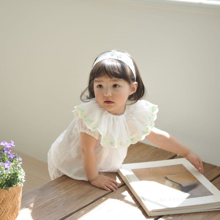 Neneru - Korean Baby Fashion - #babyootd - Bebe Bloomers Top Bottom Set - 4