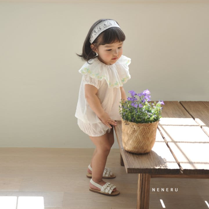 Neneru - Korean Baby Fashion - #babyoutfit - Bebe Bloomers Top Bottom Set - 5