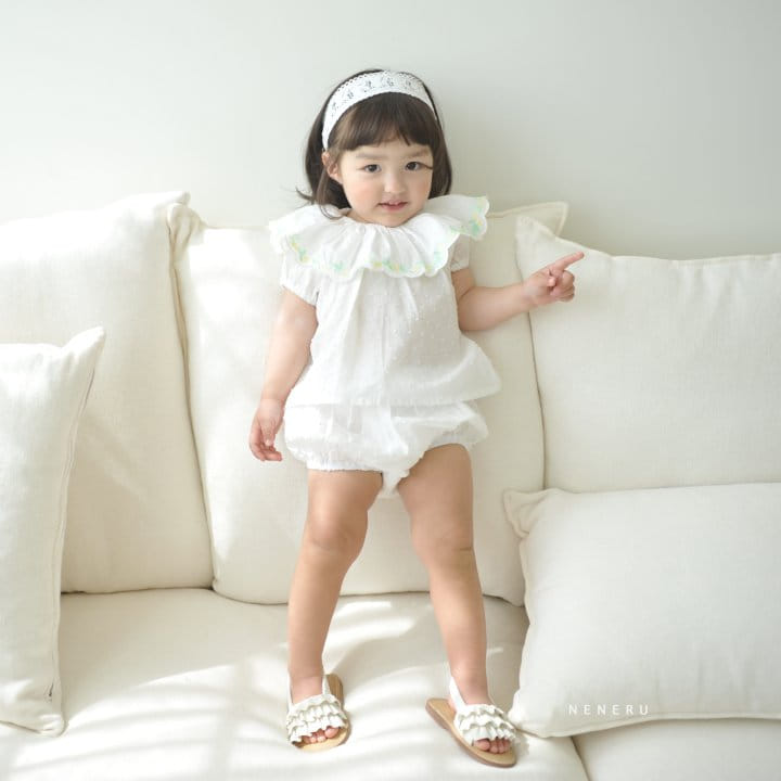Neneru - Korean Baby Fashion - #babywear - Bebe Bloomers Top Bottom Set - 6