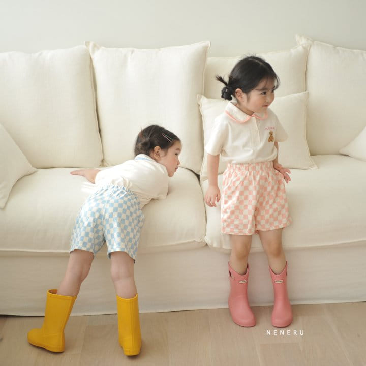 Neneru - Korean Baby Fashion - #onlinebabyboutique - Crew Top Bottom Set - 9