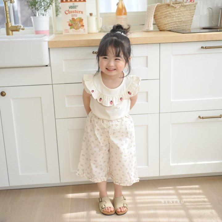 Neneru - Korean Children Fashion - #Kfashion4kids - Flower Pants - 7