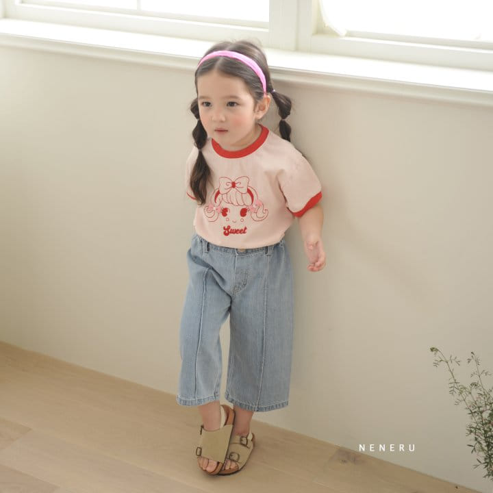 Neneru - Korean Children Fashion - #Kfashion4kids - Ribbon Bbi Bbi Tee - 2