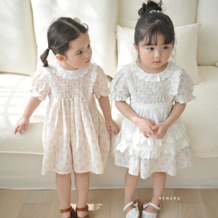 Neneru - Korean Children Fashion - #childofig - Blooming One-Piece