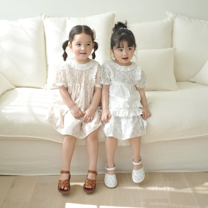 Neneru - Korean Children Fashion - #designkidswear - Blooming One-Piece - 4