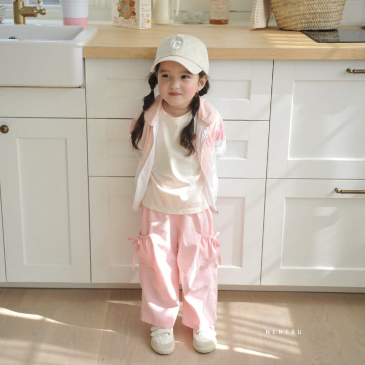 Neneru - Korean Children Fashion - #discoveringself - Ribbon Cargo Pants