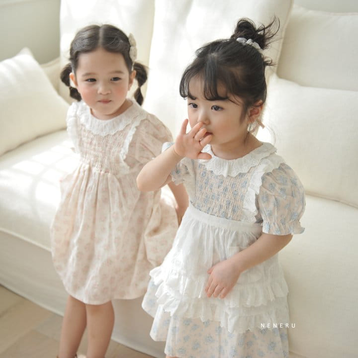Neneru - Korean Children Fashion - #fashionkids - Blooming One-Piece - 5