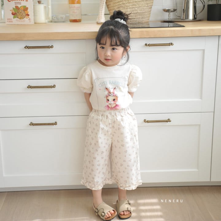 Neneru - Korean Children Fashion - #fashionkids - Flower Pants - 3