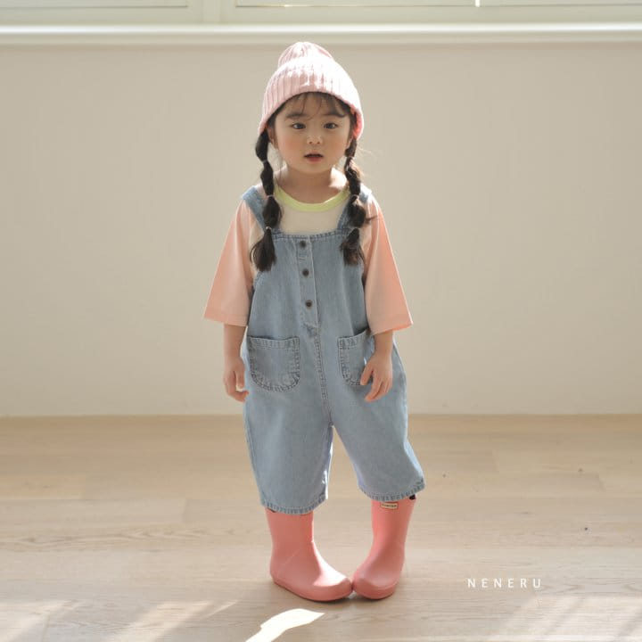 Neneru - Korean Children Fashion - #kidsshorts - Thompson Dungarees - 10