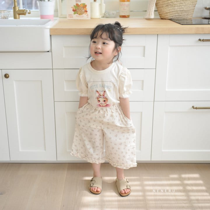 Neneru - Korean Children Fashion - #fashionkids - Flower Pants - 4
