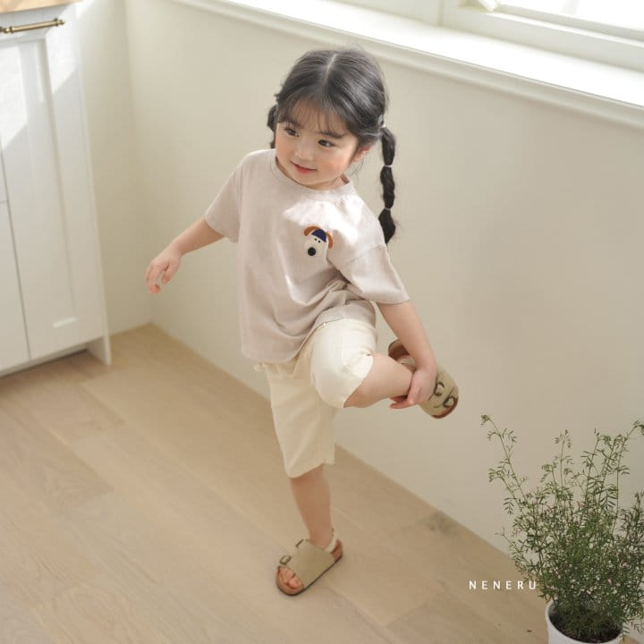 Neneru - Korean Children Fashion - #kidsshorts - Puppy Tee - 10