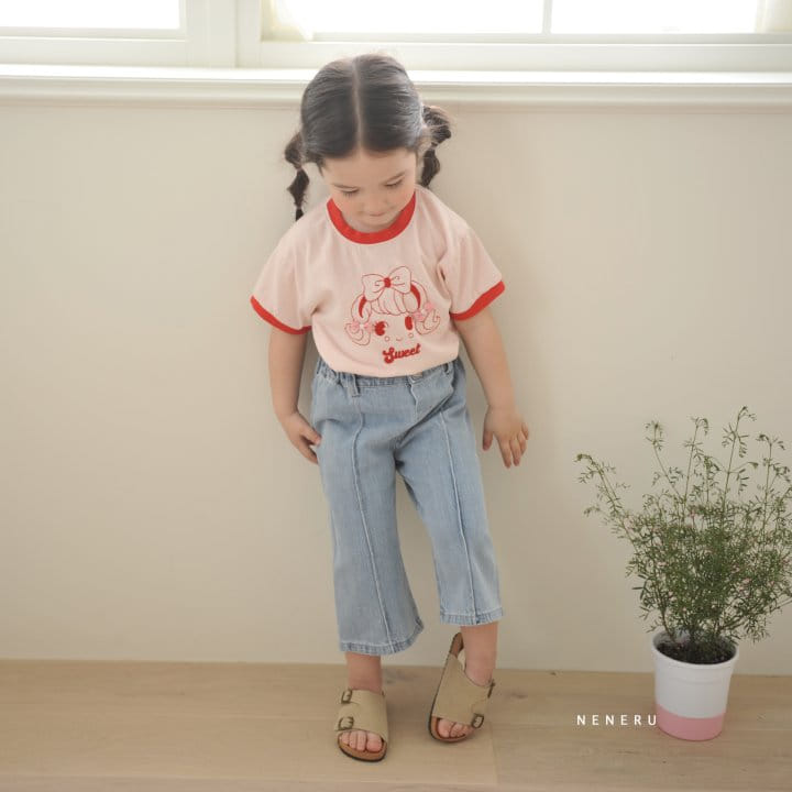 Neneru - Korean Children Fashion - #kidzfashiontrend - Ribbon Bbi Bbi Tee