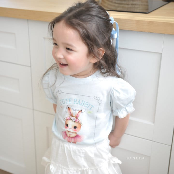 Neneru - Korean Children Fashion - #littlefashionista - Cute Rabbit Tee
