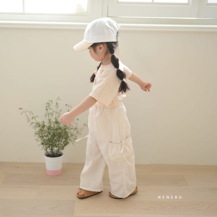 Neneru - Korean Children Fashion - #magicofchildhood - Ribbon Cargo Pants - 8