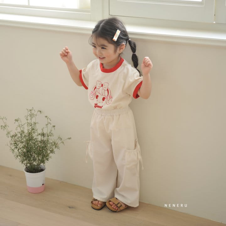 Neneru - Korean Children Fashion - #minifashionista - Ribbon Bbi Bbi Tee - 5