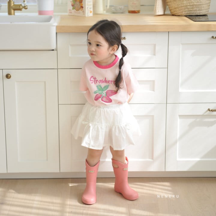 Neneru - Korean Children Fashion - #minifashionista - Strawberry Tee