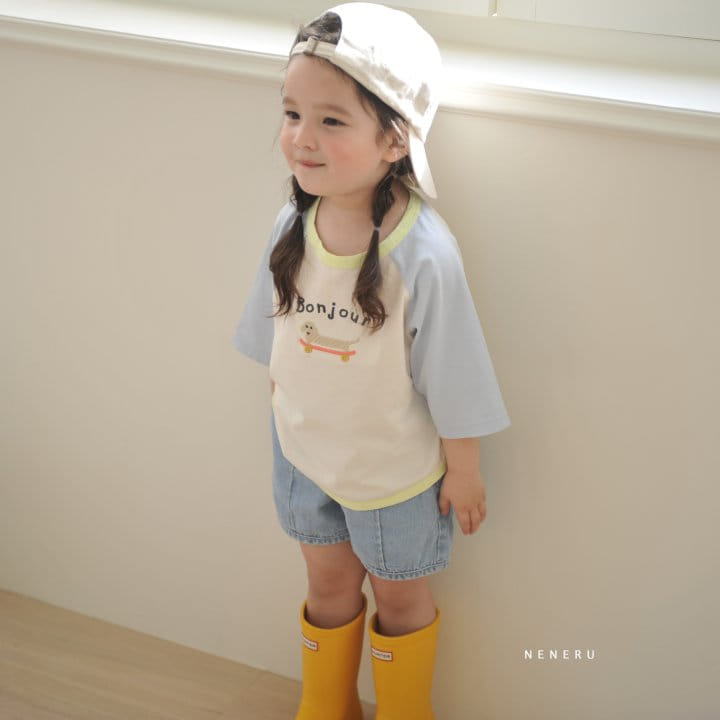 Neneru - Korean Children Fashion - #stylishchildhood - Bonjour Dog Tee - 3