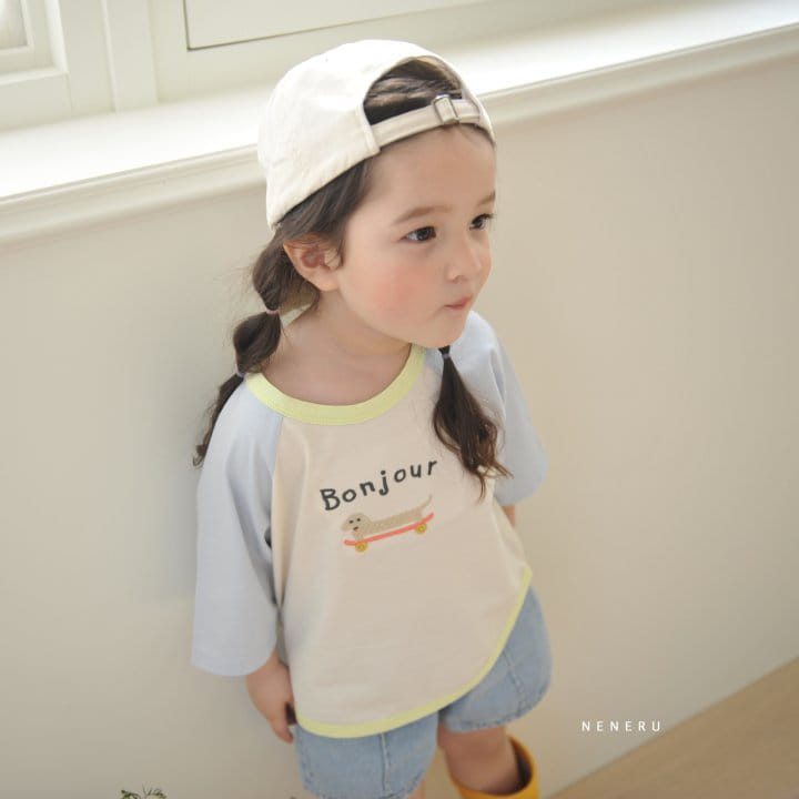 Neneru - Korean Children Fashion - #todddlerfashion - Bonjour Dog Tee