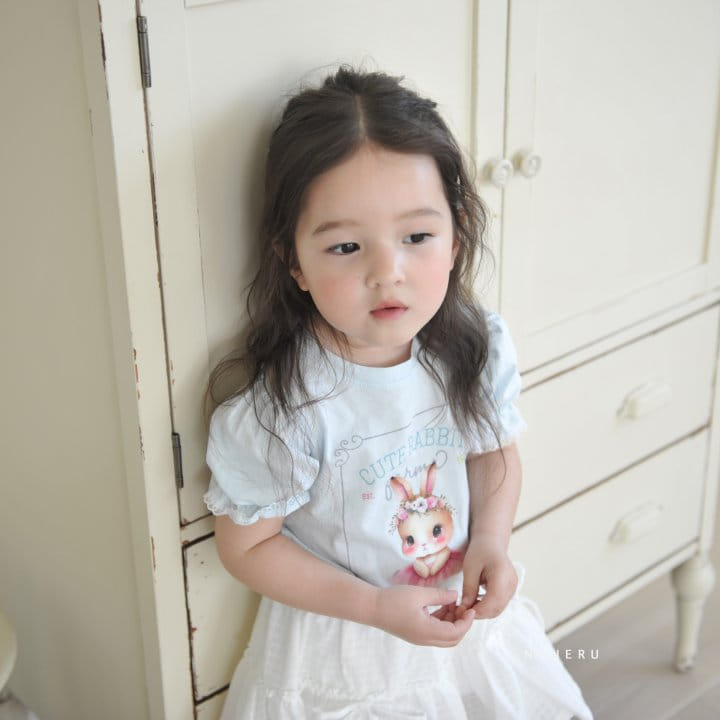 Neneru - Korean Children Fashion - #toddlerclothing - Cute Rabbit Tee - 6