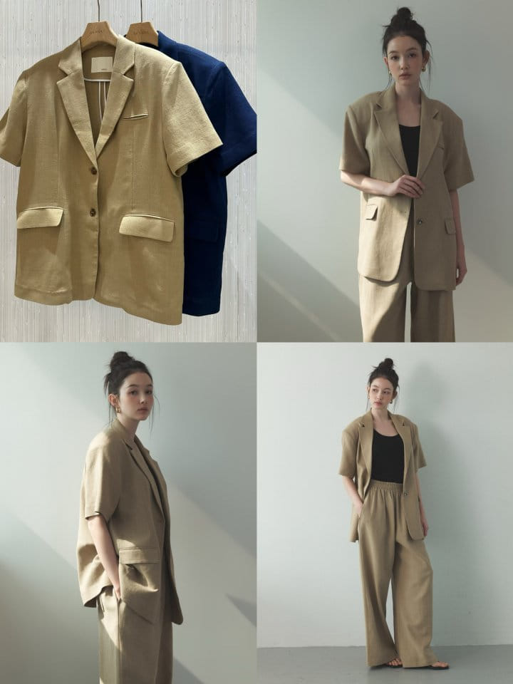 Neroli36 - Korean Women Fashion - #momslook - H Tode L Jacket - 5