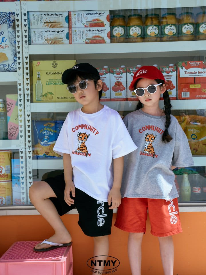 Nice To Meet You - Korean Children Fashion - #kidsshorts - Tiger Tee