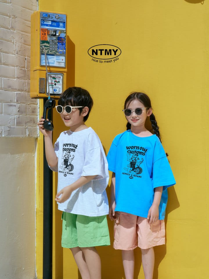 Nice To Meet You - Korean Children Fashion - #kidzfashiontrend - Repair Tee