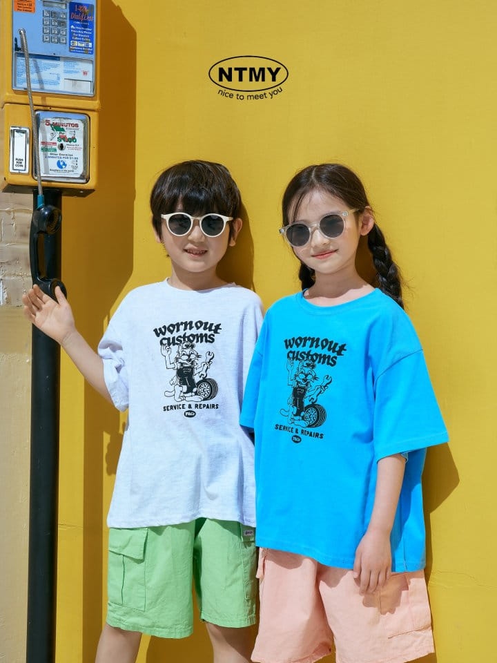 Nice To Meet You - Korean Children Fashion - #littlefashionista - Repair Tee - 3