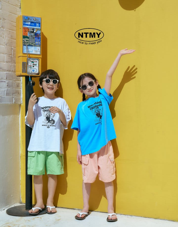 Nice To Meet You - Korean Children Fashion - #littlefashionista - Repair Tee - 4