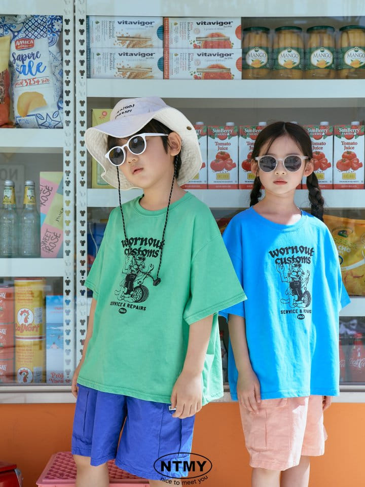 Nice To Meet You - Korean Children Fashion - #minifashionista - Repair Tee - 5