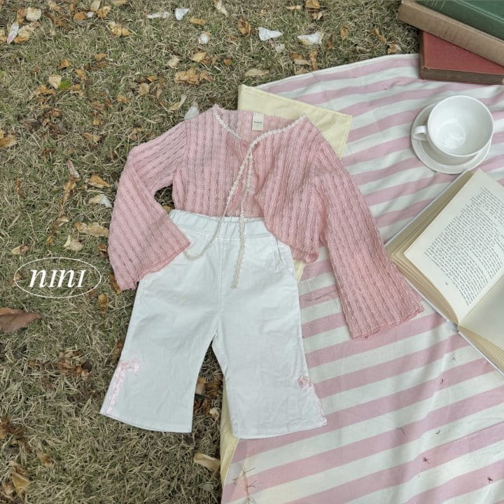 Ninibello - Korean Children Fashion - #discoveringself - Ribbon Slit Boots Cut Pants - 11