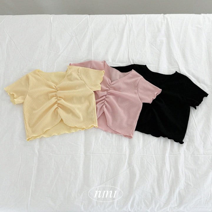 Ninibello - Korean Children Fashion - #kidsstore - Nini Shirring Pleats Top Bottom Set - 6