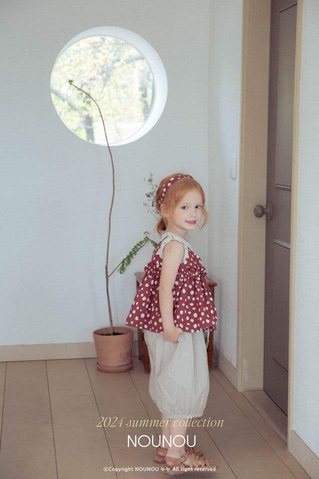 Nounou - Korean Children Fashion - #kidzfashiontrend - Dot Bustier - 4