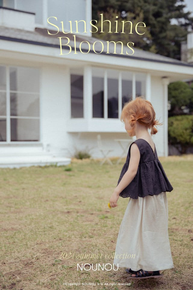 Nounou - Korean Children Fashion - #designkidswear - V Lace Blouse - 4