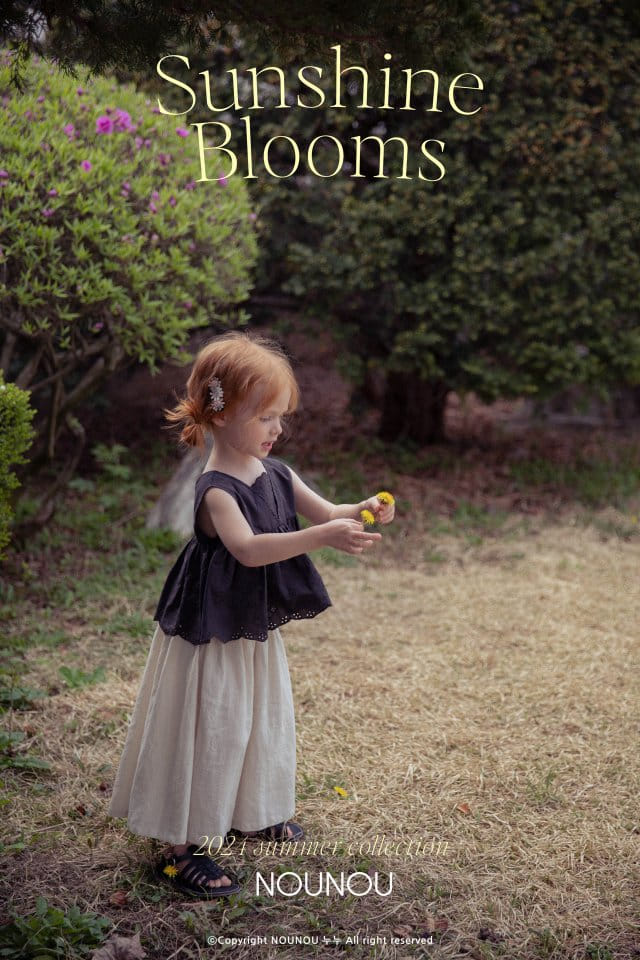 Nounou - Korean Children Fashion - #fashionkids - V Lace Blouse - 5