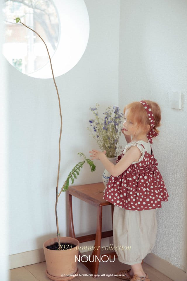 Nounou - Korean Children Fashion - #kidsstore - Dot Bustier - 2