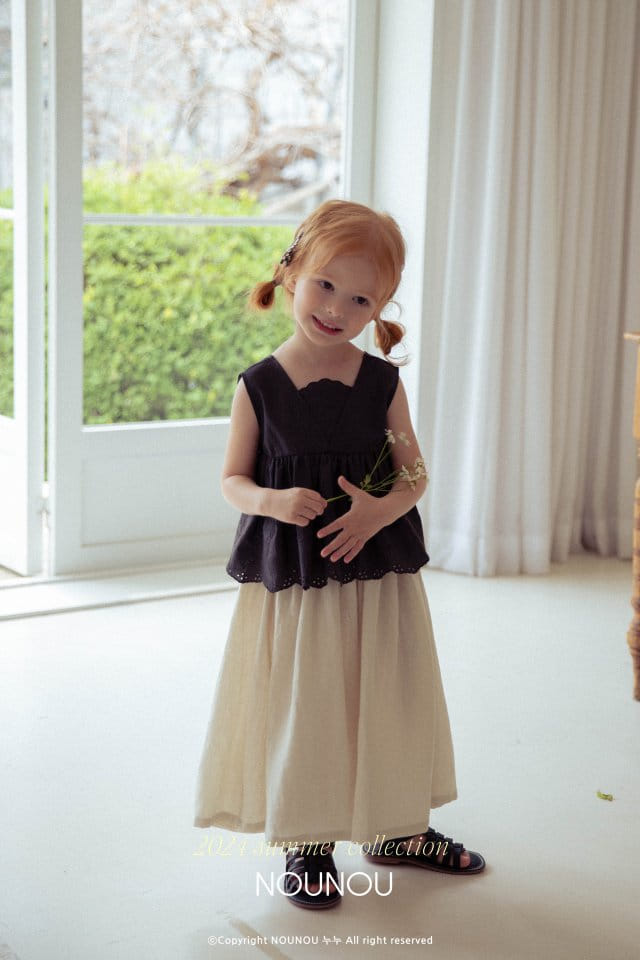 Nounou - Korean Children Fashion - #kidzfashiontrend - V Lace Blouse - 8