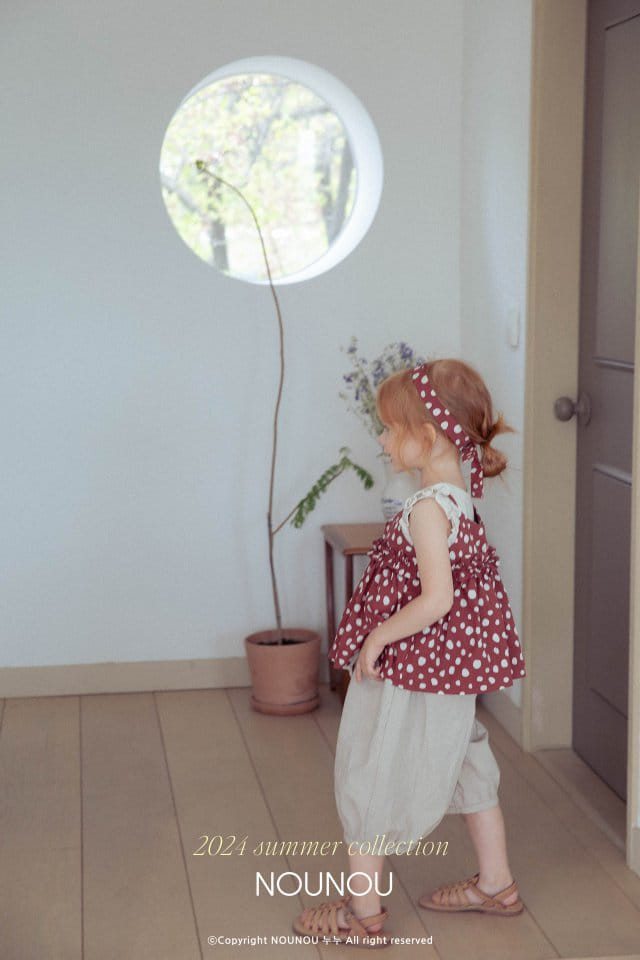 Nounou - Korean Children Fashion - #littlefashionista - Dot Bustier - 5
