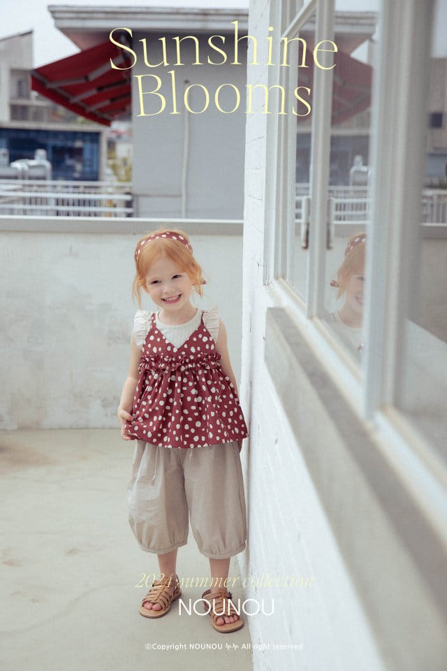 Nounou - Korean Children Fashion - #minifashionista - Dot Bustier - 7