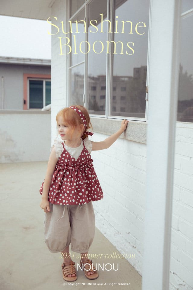 Nounou - Korean Children Fashion - #prettylittlegirls - Dot Bustier - 8