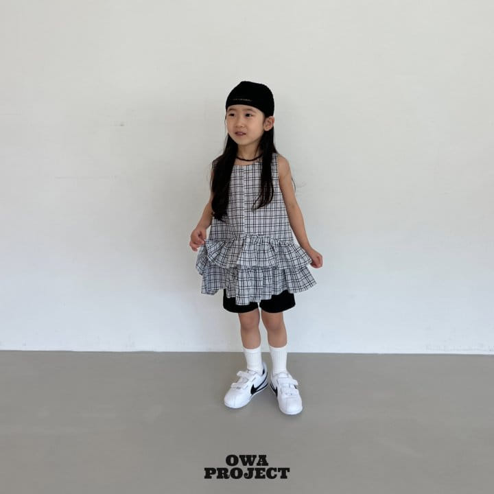 O Wa - Korean Children Fashion - #childofig - Check Kan Kan One-Piece  - 10