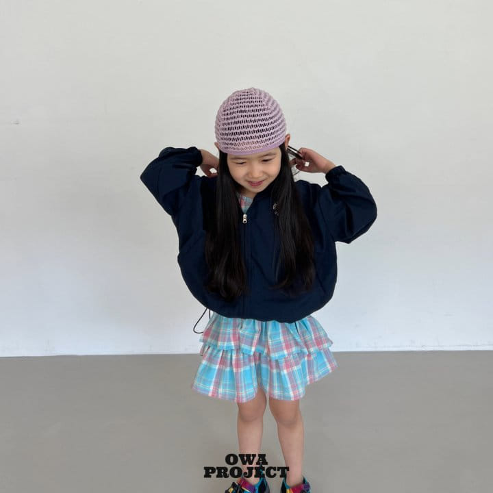 O Wa - Korean Children Fashion - #kidzfashiontrend - Check Kan Kan One-Piece  - 3