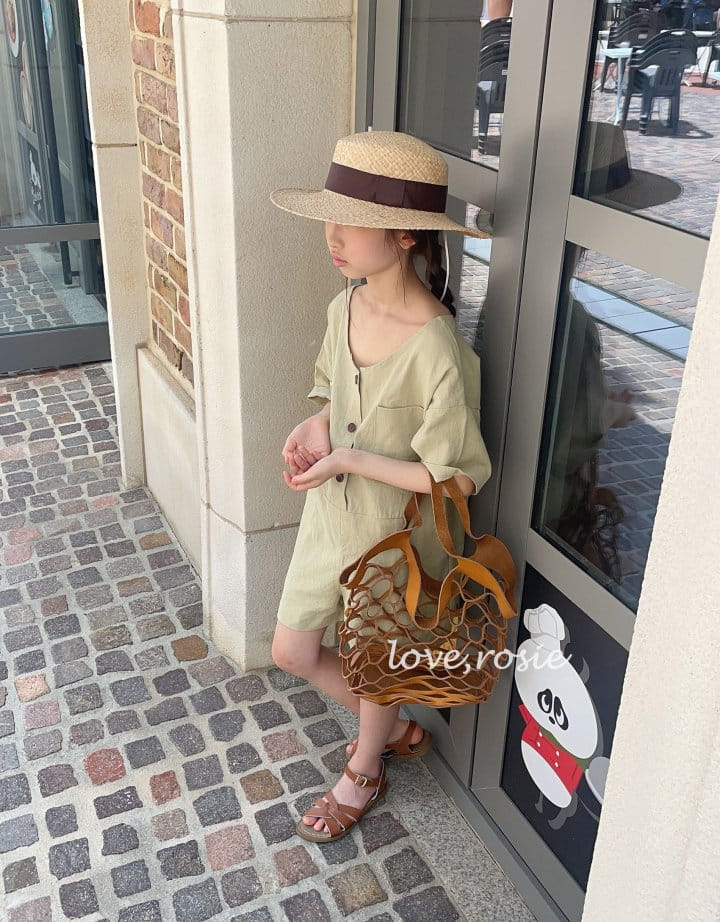 O Wa - Korean Children Fashion - #littlefashionista - Nothing Linen Jumpsuit With Mom - 9